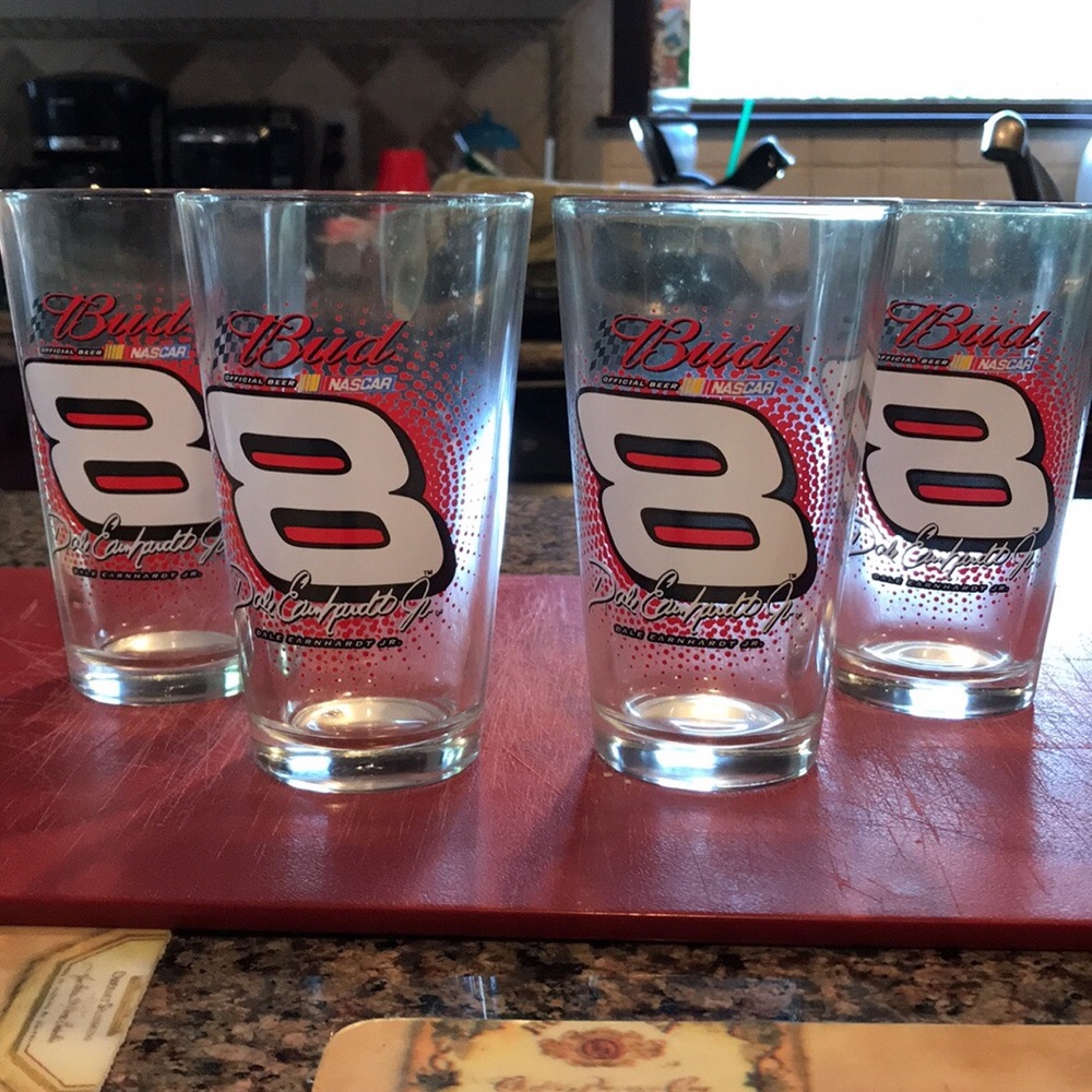 Set of (4) Limited Edition Bud Glasses